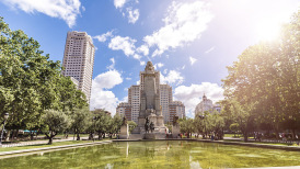 La Plaza de España de Madrid se remodela para cambiar la imagen del centro de la capital