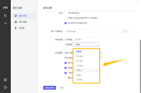 Motrix怎么设置下载限速
