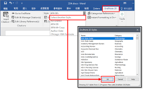 Endnote如何设置ACS格式
