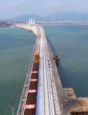 海上建高铁如何实现？我国首条跨海高铁这样跨海