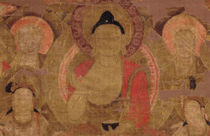 敦煌藏经洞唐代绢画药师净土变相图