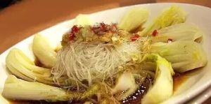 粉丝蒸白菜