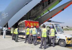 中國空軍運-20飛抵阿富汗