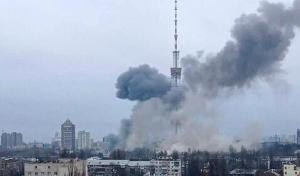 乌克兰基辅电视塔附近发生两次爆炸