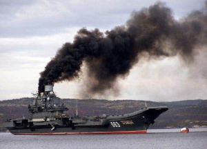 俄海军唯一航母“库兹涅佐夫”号入坞维修