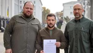 乌克兰签署加入北约申请