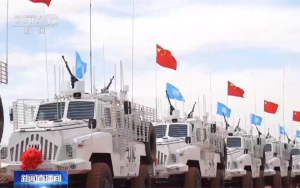 中国维和部队列装新型防雷反伏击车