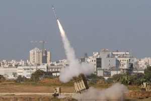 以色列国防军称拦截一枚从加沙地带发射的火箭弹