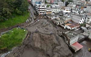 厄瓜多尔地震致山体滑坡 政府启动灾后紧急行动
