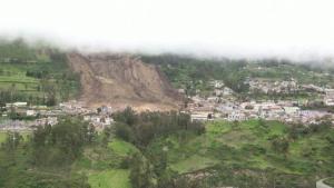 厄瓜多尔山体滑坡灾害死亡人数上升至23人