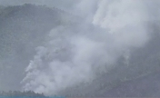 日本山形县山火仍在蔓延 烧毁约135公顷山林