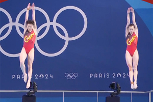 陈艺文/昌雅妮夺巴黎奥运跳水女子双人3米板金牌