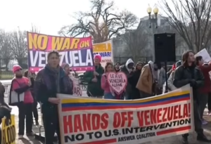 美军事动作搅动拉美局势 全美逾60城举行抗议活动