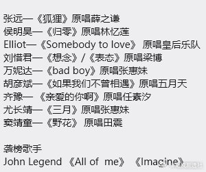 歌手2026六期歌单曝光