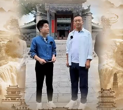 在千年古刹广胜寺前与辉同行 洪洞站开播