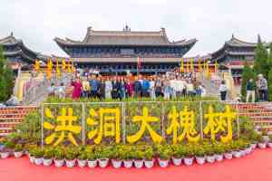 国庆寻根洪洞大槐树 奇遇说书人讲大槐树故事