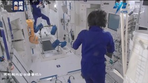 Shenzhou-14 ekibi, “Uzay Evi”nde