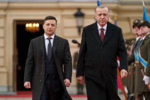 土耳其总统埃尔多安与乌克兰总统泽连斯基通话