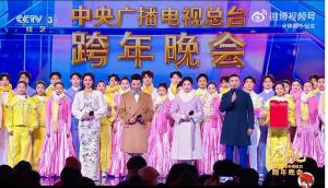 媒体评跨年晚会主持人告别单薄礼服 温暖着装传递关怀