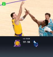 湖人117-135不敌黄蜂 东契奇39分 鲍尔30+11助主导逆转