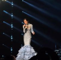 Ella演唱会展示“真空腹” 引发身材焦虑争议