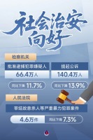 从两高报告数据感受平安中国 法治进步稳安全