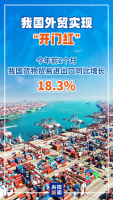 前2个月我国货物贸易进出口同比增长18.3%