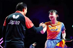 张本美和4比1大藤沙月 速度压制制胜