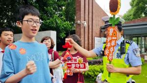 两名中考生跑错考场 民警迅速送考 考点校名相近引混淆