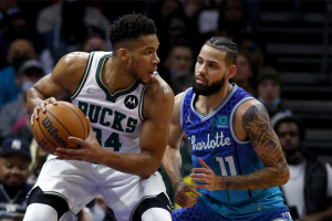 NBA：字母哥空砍43分 黄蜂主场力克雄鹿