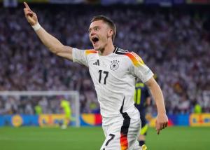 德国5-1苏格兰 赢在球星实力对比悬殊 少帅组合战车能力超强 欧洲杯梦幻启航