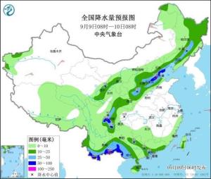 北方降雨降温南方多地继续高温 南方高温强度减弱