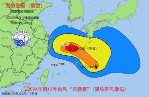 东海或现6到9米狂浪到狂涛 台风“贝碧嘉”所致