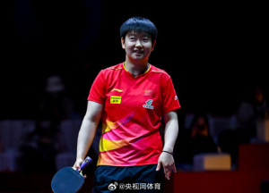 孫穎莎參加美國大滿貫抽簽 中國選手亮相儀式