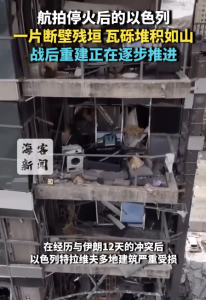 實(shí)拍：?；鸷蟮囊陨幸黄瑪啾跉?jiān)?><p>實(shí)拍：停火后的以色列一片斷壁殘?jiān)?/p></a></li>
        

    </ul>
    <div   id=