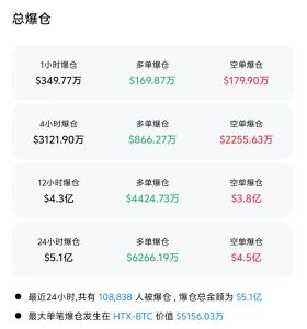 24小時(shí)超10萬人加密貨幣爆倉 比特幣刷新歷史新高