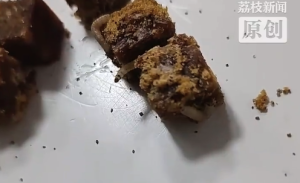 男子买牛肉粒保质期内现活蛆 商家回应