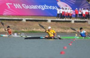 全运会男子1000米单人皮艇张冬夺金 山东选手闪耀赛场