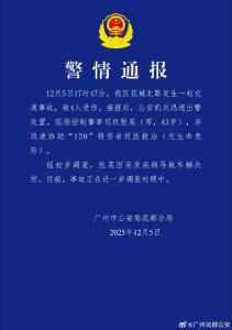 警方通报一车辆失控撞伤4人 肇事司机突发疾病