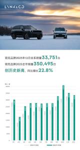 领克2025年销量突破35万台 量价齐升展现强劲增长