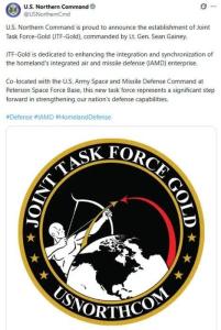 美国组建“黄金联合特遣部队” 加强防空反导整合