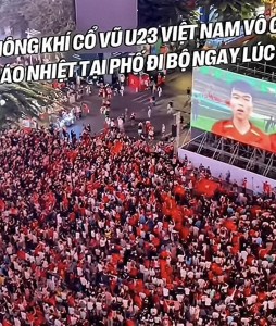 成千上万越南群众，聚集观看对中国队比赛，输球的一刻全场鸦雀无声