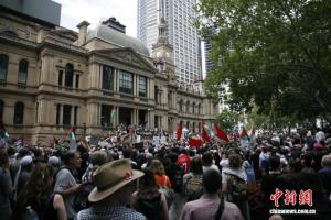 以总统到访悉尼引发冲突抗议 多地爆发示威活动