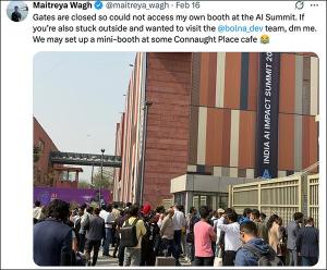 印度AI峰会差评如潮 组织混乱遭吐槽