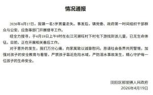 百色走失男童不幸离世 搜救无果终成悲剧