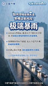 白海豚带来的风雨影响将持续 多地迎强降雨挑战
