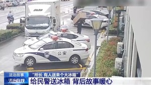 所长 有人送来个大冰箱：市民感激民警解忧