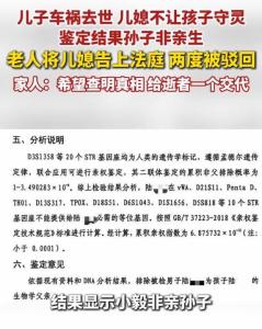 孙子非亲生案女方提交聊天截图证据 探视权之争再起波澜