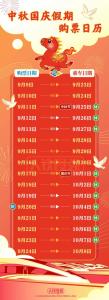 国庆假期首日火车票今日开售 出游预订热度攀升