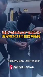 佤邦 副总司令 涉诈被抓捕